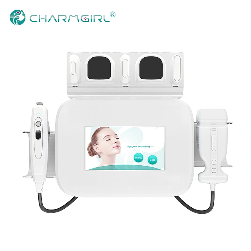 Meizi keep selling  hifu lipo machine with 2 handles 5 cartridges for beauty salon face lifting
