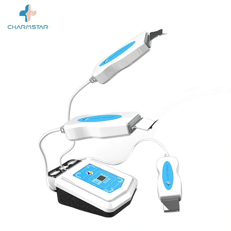 Microcurrent 3 in 1ultrasonic skin scrubber facial machine