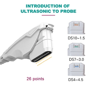 Meizi New design hifu and lipoaonix machine with 2 handles 5 cartridges for beauty salon face lifting