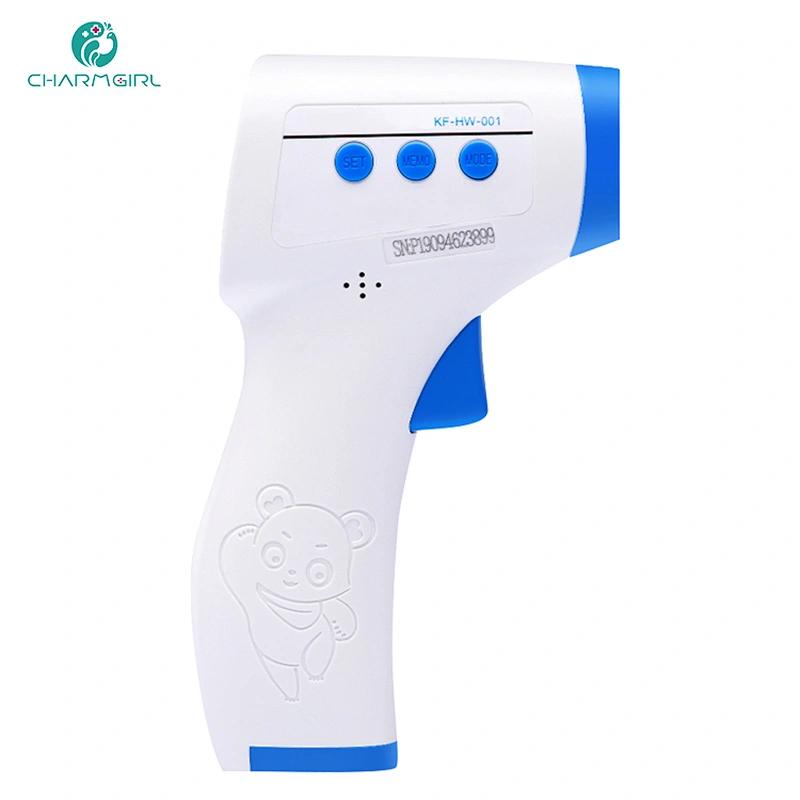 New Simple Stock Handheld Non-Contact Plastic Cover IR Infrared Digital Thermometer Temperature Measuring Gun