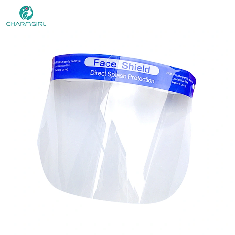 Anti-Fog Protective Transparent Safety Face Shield Custom with Foam Band