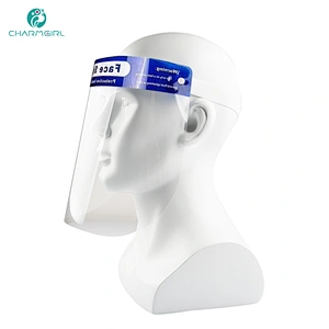Anti-Fog Protective Transparent Safety Face Shield Custom with Foam Band