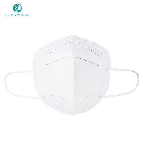 Meizi 5 layers high quality non-woven and melt-blown fabric breathable KN95 face mask with earloop