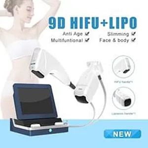 MeiZi 2021 Newest 9D HIFU + LIPO 2 in 1 face body treatment beauty machine