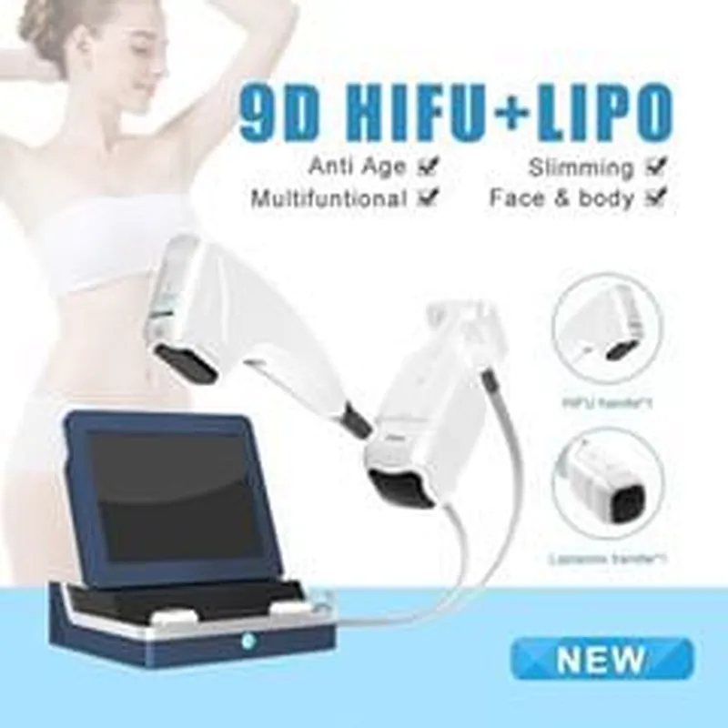 MeiZi 2021 Newest 9D HIFU + LIPO 2 in 1 face body treatment beauty machine