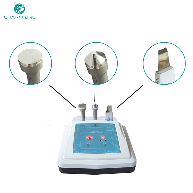 3 in 1 skin scrubber black head removal facial machine