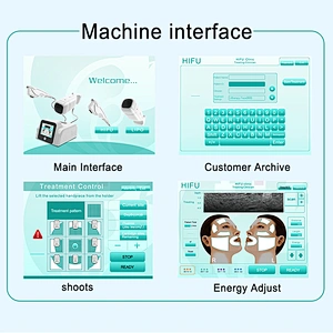 Meizi New design hifu and lipoaonix machine with 2 handles 5 cartridges for beauty salon face lifting