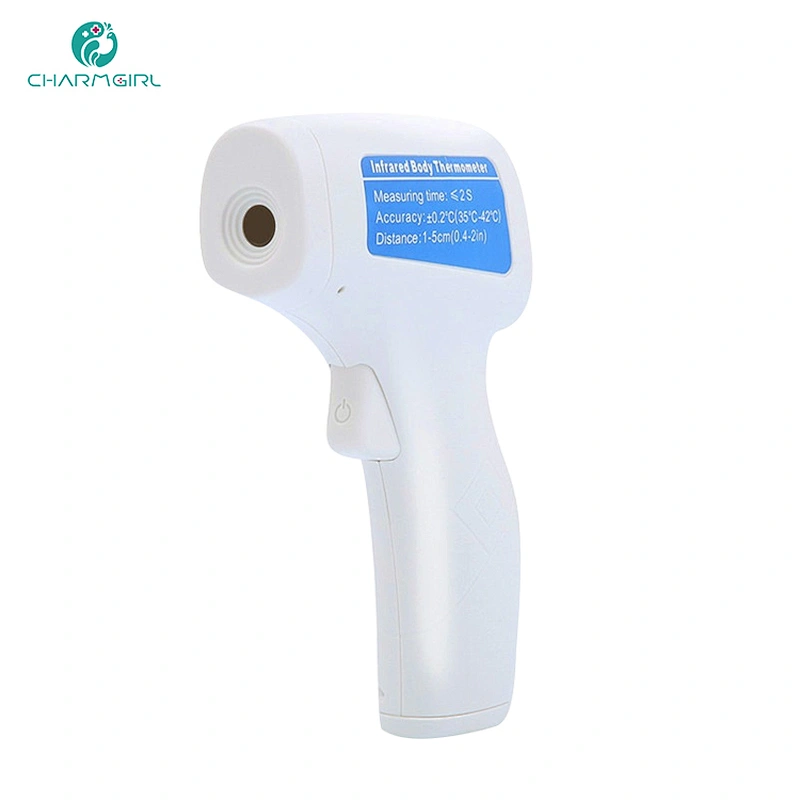 New Simple Stock Handheld Non-Contact Plastic Cover IR Infrared Digital Thermometer Temperature Measuring Gun