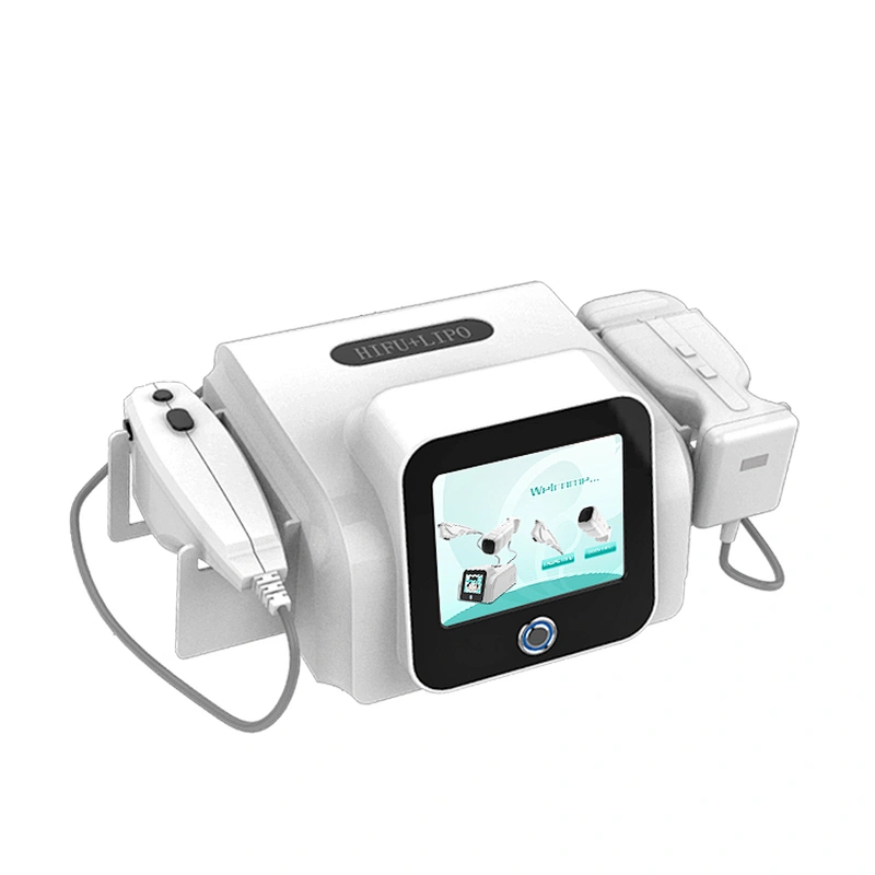 Meizi New design hifu and lipoaonix machine with 2 handles 5 cartridges for beauty salon face lifting