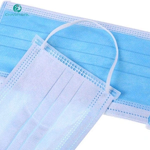 Disposable 3ply medical face mask blue non-woven medical