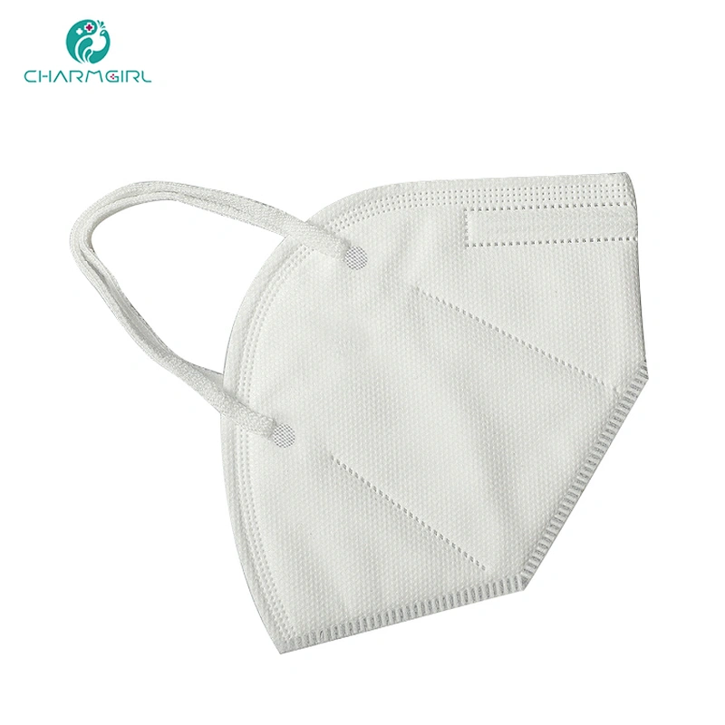 Meizi 5 layers high quality non-woven and melt-blown fabric breathable KN95 face mask with earloop