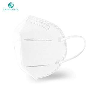 Meizi 5 layers high quality non-woven and melt-blown fabric breathable KN95 face mask with earloop