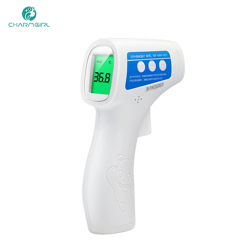 New Simple Stock Handheld Non-Contact Plastic Cover IR Infrared Digital Thermometer Temperature Measuring Gun