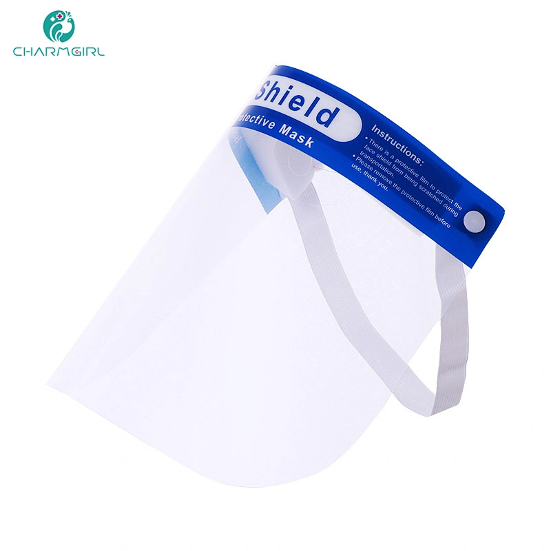 Anti-Fog Protective Transparent Safety Face Shield Custom with Foam Band