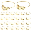 26 Letters Initial Charms Expandable Wire Stainless Steel Gold Plated Initial Bangle Bracelet for Women Teen Girls