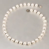 Inox New Design pearl black beads necklace with pendant costume jewelry