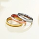 3MM tungsten steel body 18K ring female rings prime ring ins smooth ring