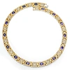 Energinox Wholesale Titanium Healthy Charm Vintage Amethyst Gold Plated Necklace for Women