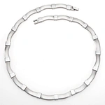 Energinox Wholesale Health Stone 5 in 1 element Energy stainless steel Bio Magnetic Necklace Jewelry