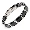 Energinox Japan magnetic ionic health germanium black fashion X power energy bracelet