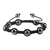 Energinox Handcrafted Strength Natural Pain Relief  Healing 10mm Beaded Therapy Magnetic Hematite Bracelet