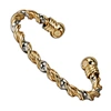 Wollet Wholesale Vintage New Design Magnetic Screw Thread Indian Copper Bracelets