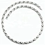 Wholesale high quality titanium choker bracelet chain