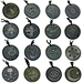 Wollet Retro Multi-shape Pattern Russian Radiation Protection Graphite Products shungite Pendant