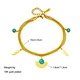 Energinox Luxury Summer Beach Foot Chains Stainless Steel Beach Anklets for Women Boho
