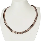 Energinox 8MM Pure Solid Copper Cuban Curb Link Chain for Jewelry Making Necklace Earring Bracelet