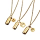 Energinox Golden Multiple Cremation Jewelry Personalized Pet dog paw print Ashes Pendant Stainless Steel Urn Necklace
