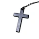 Energinox Russia Shungite Cross Pendant Necklace Jewelry Christian Baptism Cross Pendant for Men