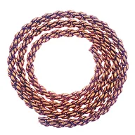 Energinox 4MM Pure Solid Copper Dainty Twisted Chain Necklace Chain