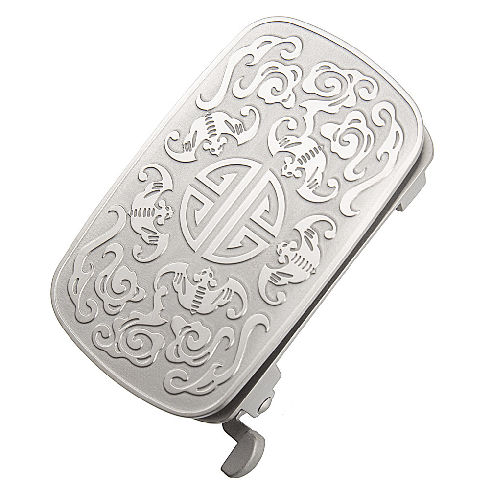 Energinox Retro ancient Chinese style Pure Titanium Belt Buckles Custom Belt with Logo Buckle
