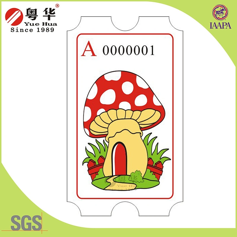Hot selling factory price game raffle ticket for game machine