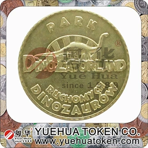 Custom cheap fashion metal replica 3D coins fake gold coin