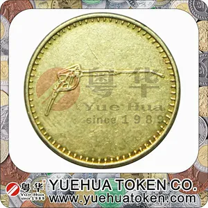 Collectable Customized Gold Color Brass Token