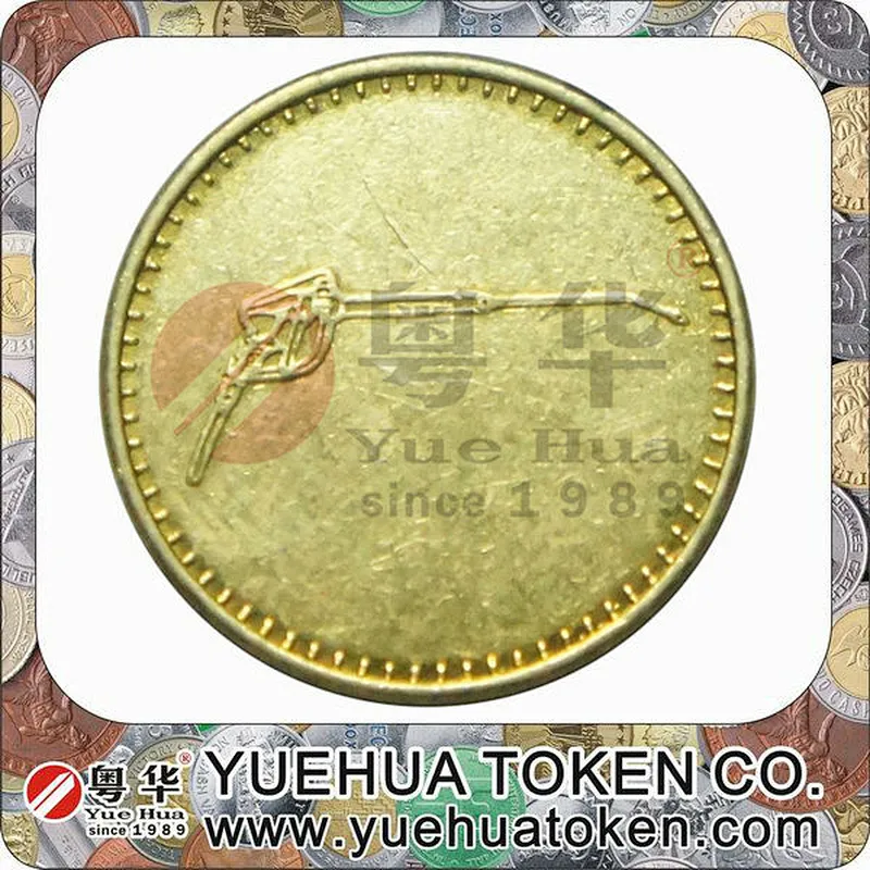 Collectable Customized Gold Color Brass Token