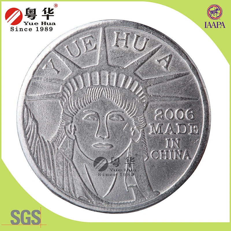 Custom Metal machine coin for play car
