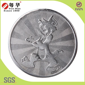 Gift crane claw machine embossed token for claw machine