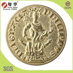 china manufacturer custom cheap replica metal fake gold coins