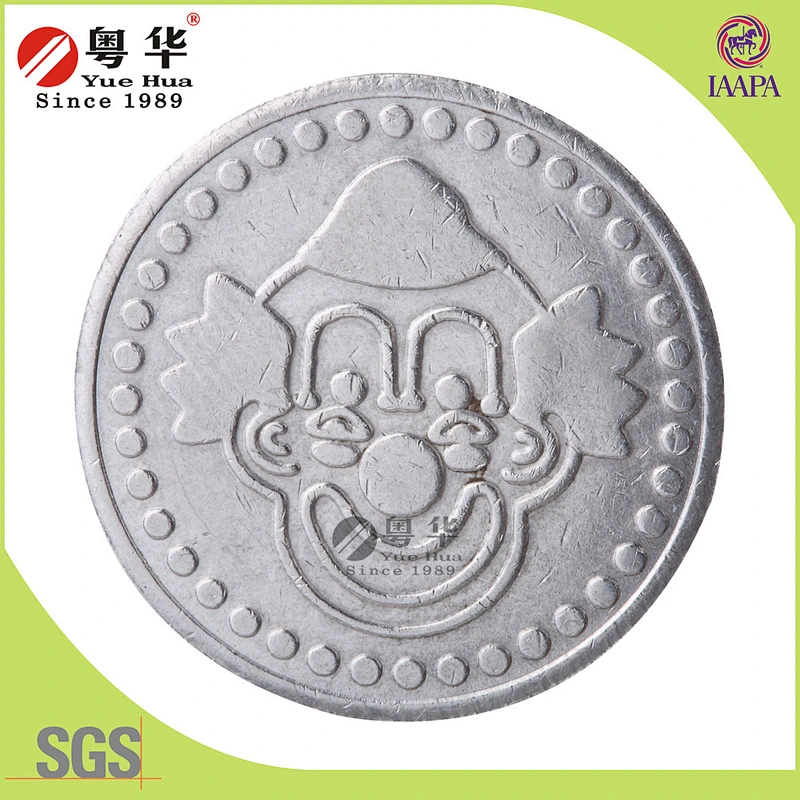 Gift crane claw machine embossed token for claw machine