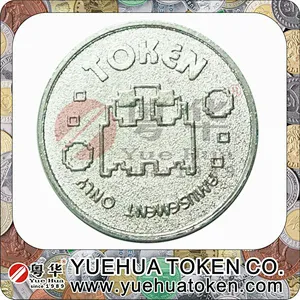 Gaming Silver Color Brass Token