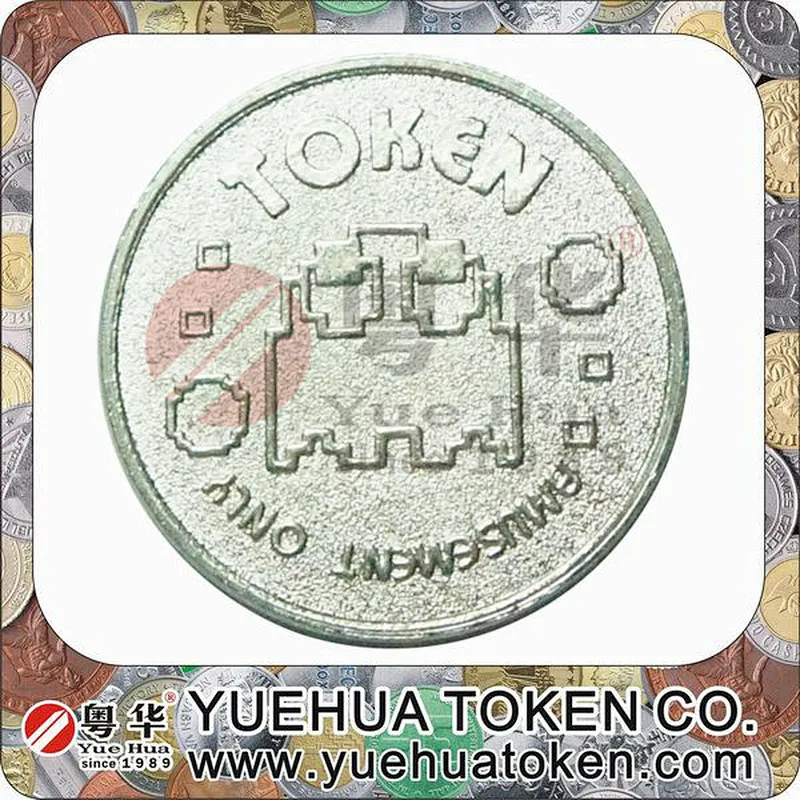 Gaming Silver Color Brass Token