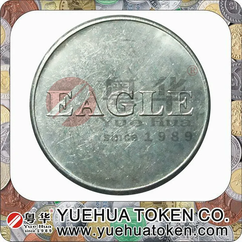 Video Game Machine Metal Token in Stock