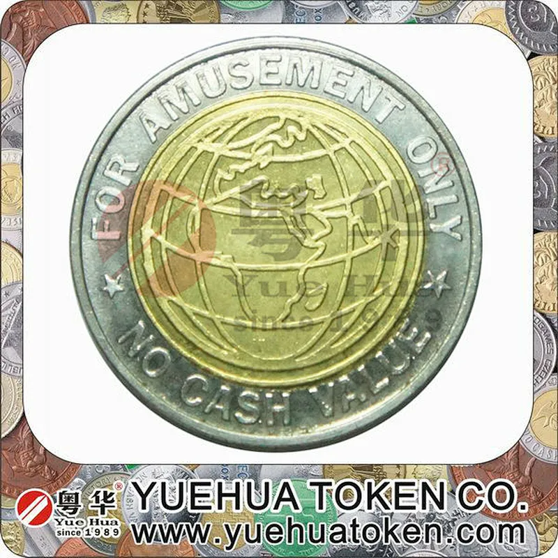 Board game machines 2 Color Brass Token