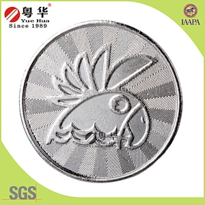 Gift crane claw machine embossed token for claw machine