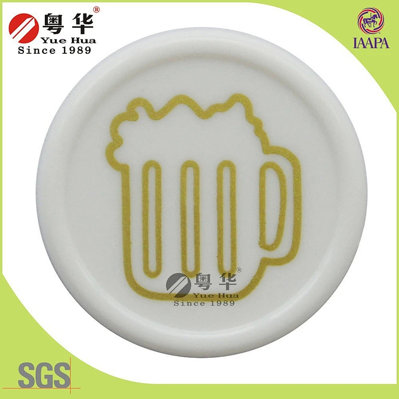 Custom colored plastic token
