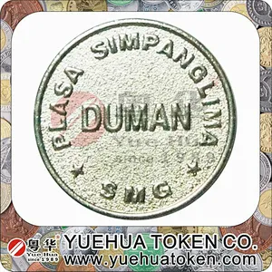 Board Game Machines Silver Color Brass Token