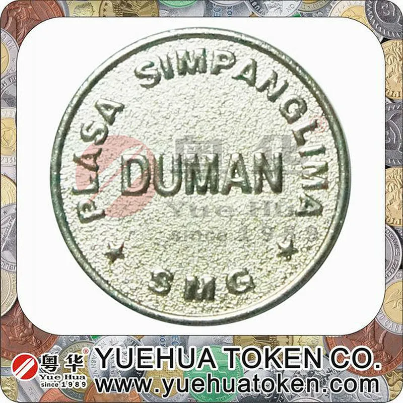 Board Game Machines Silver Color Brass Token